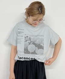 PUAL CE CIN | フォトプリントTシャツ(Tシャツ/カットソー)