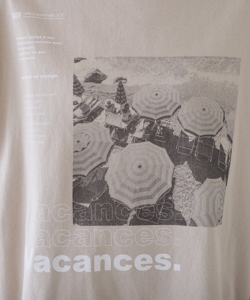 PUAL CE CIN(ピュアルセシン)の「フォトプリントTシャツ(Tシャツ/カットソー・レディース・オフホワイト/ライトグレー/ベージュ・FREE)」の21枚目の写真