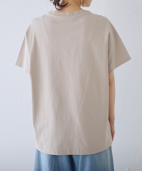 PUAL CE CIN(ピュアルセシン)の「フォトプリントTシャツ(Tシャツ/カットソー・レディース・オフホワイト/ライトグレー/ベージュ・FREE)」の17枚目の写真