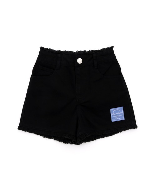 JENNI love(ジェニィラブ)の「ハイウエストフリンジショーパン(デニムパンツ・キッズ・ブラック/オフホワイト/サックスブルー・160cm/140cm/150cm/130cm)」の18枚目の写真