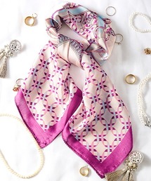 LUXSTYLE（ラグスタイル）の「リング付き スカーフ  バンダナ 大判（バンダナ/スカーフ）」