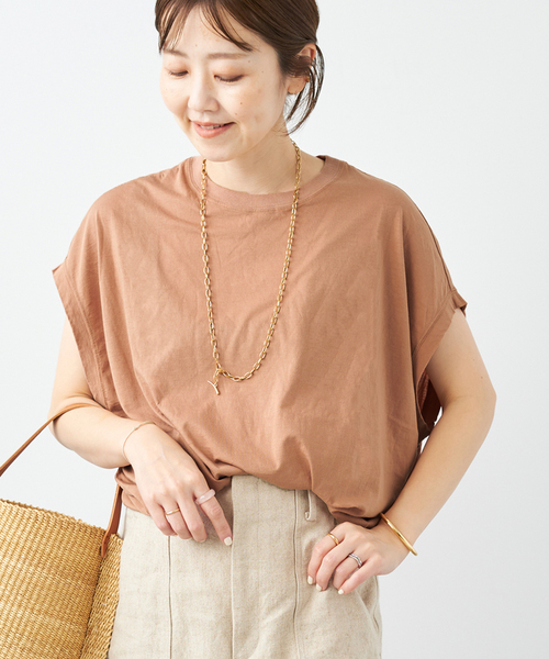 プラージュplage ALBINIハイゲージTシャツ　新品　ブルー plage（プラージュ）の「《追加》ALBINI ハイゲージTシャツ2（T