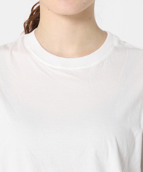 プラージュplage ALBINIハイゲージTシャツ　新品　ブルー 追加》ALBINI ハイゲージTシャツ（Tシャツ／カットソー）｜Plage