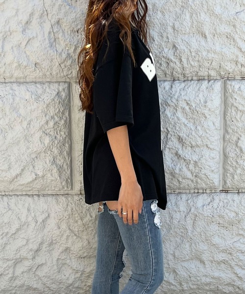GLAMOROUS JANE（グラマラスジェーン）の「ストリートガールBETTY BOOPTシャツ（Tシャツ/カットソー・レディース・オフホワイト/ブラック/チャコールグレー・FREE）」の19枚目の写真