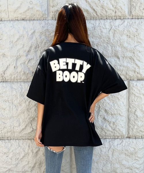 GLAMOROUS JANE（グラマラスジェーン）の「ストリートガールBETTY BOOPTシャツ（Tシャツ/カットソー・レディース・オフホワイト/ブラック/チャコールグレー・FREE）」の20枚目の写真