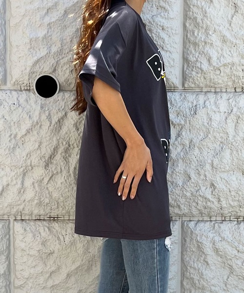 GLAMOROUS JANE（グラマラスジェーン）の「ストリートガールBETTY BOOPTシャツ（Tシャツ/カットソー・レディース・オフホワイト/ブラック/チャコールグレー・FREE）」の4枚目の写真