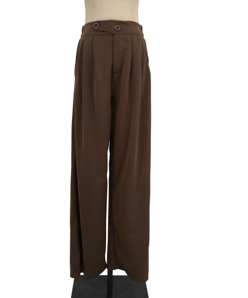 Dewlily（デューリリー）の「ロングタックパンツ（その他パンツ・レディース・ピンク/ホワイト/ブラック/ベージュ・M/L/XL）」の16枚目の写真