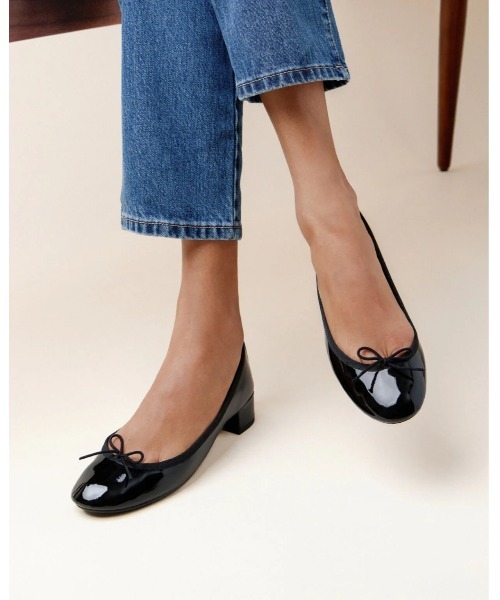 Repetto(レペット)の「Camille バレリーナ - ラバーソール - EUサイズ / V080VLUX(パンプス・レディース・ブラック・34/35/35.5/36/36.5/37/37.5/38/38.5/39.5/39)」の8枚目の写真