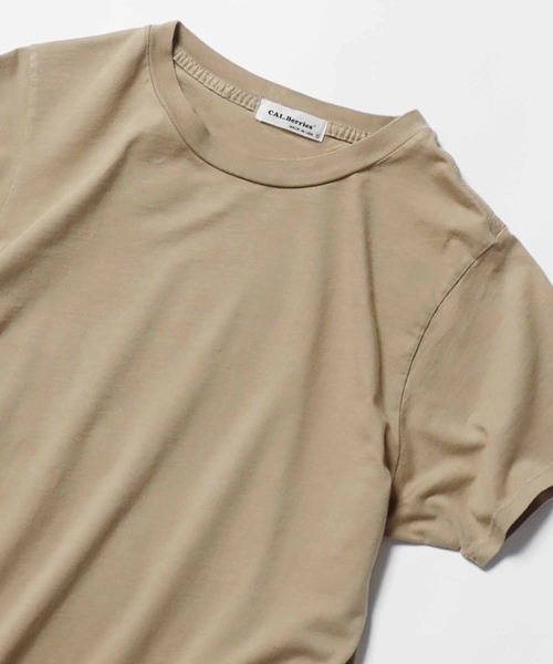 CAL.Berries(カルベリーズ)の「CAL.Berries/カルベリーズ ORGANIC UNISEX S/S TEE 半袖Tシャツ 無地T(Tシャツ/カットソー・メンズ・スミクロ/アーミー/オフホワイト/サンドベージュ・L/S/M)」の11枚目の写真