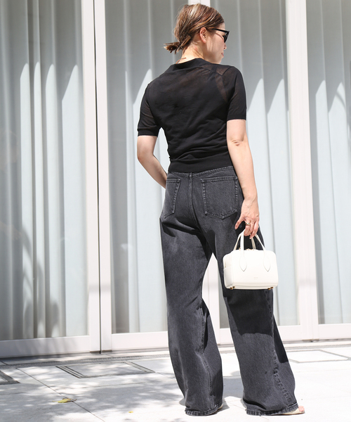 Deuxieme Classe(ドゥーズィエムクラス)の「*Cotton Poloshirt ニット(ニット/セーター・レディース・ブラック・FREE)」の13枚目の写真
