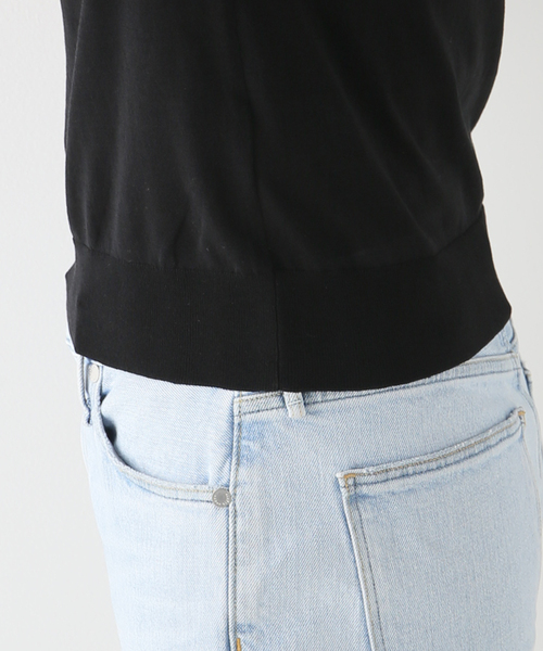 Deuxieme Classe(ドゥーズィエムクラス)の「*Cotton Poloshirt ニット(ニット/セーター・レディース・ブラック・FREE)」の5枚目の写真
