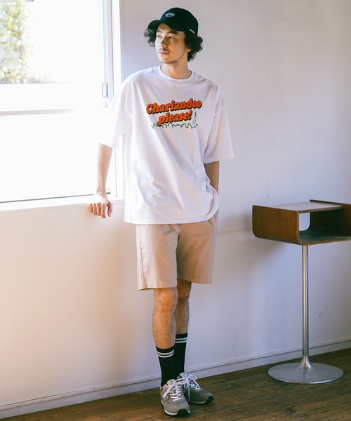 CHARI&CO（チャリアンドコー）の「【CHARI&CO SAFE RIDE for BAYFLOW】プリントＴシャツ（Tシャツ/カットソー・メンズ・オフホワイト/ネイビー/レッド/グリーン・MEDIUM/LARGE）」の22枚目の写真