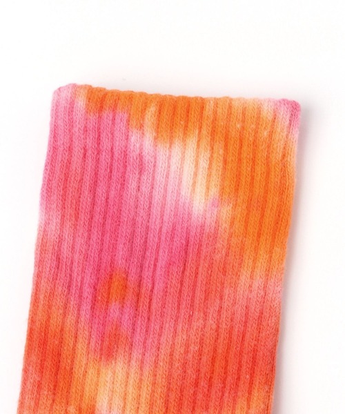 BAYFLOW（ベイフロー）の「タイダイソックス(KIDS)（ソックス/靴下・キッズ・ブルー/ピンク/その他1/パープル/その他2・MEDIUM/LARGE）」の10枚目の写真