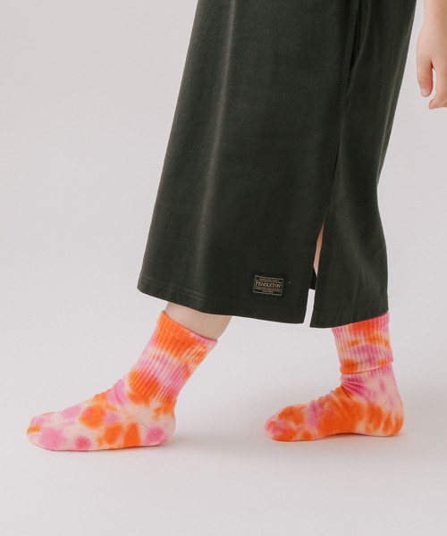BAYFLOW（ベイフロー）の「タイダイソックス(KIDS)（ソックス/靴下・キッズ・ブルー/ピンク/その他1/パープル/その他2・MEDIUM/LARGE）」の16枚目の写真