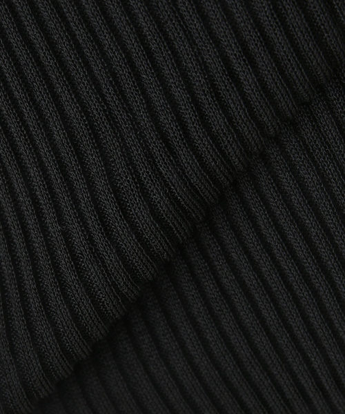 AP STUDIO（エーピーストゥディオ）の「シアーリブマキシスカート（スカート・レディース・ブラック・36/38）」の5枚目の写真