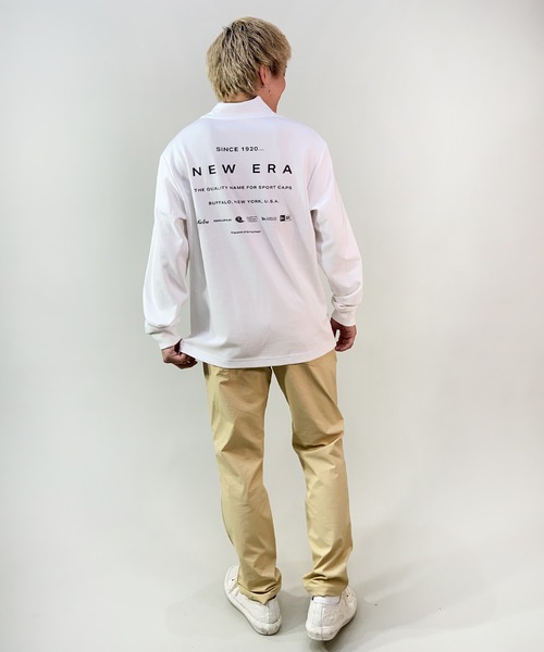 NEWERA GOLF 長袖 モックネック ゴルフボール ホワイト Lサイズ NEWERA GOLF 長袖 モックネック ゴルフボール ホワイト Lサイズ
