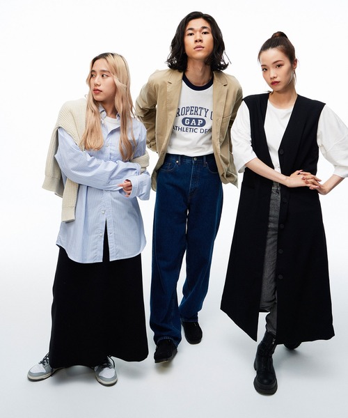 GAP（ギャップ）の「トレンチロングベスト ワンピース（ワンピース・レディース・グリーン/ブラウン/ブラック・XS/S/M/L/XXS）」の20枚目の写真