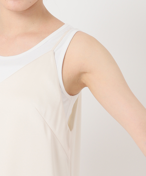 Noble（ノーブル）の「サテンキャミソールワンピース（ワンピース・レディース・ベージュ/アイボリー・FREE）」の17枚目の写真