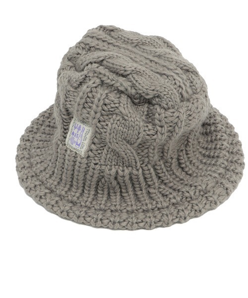 チチカカ（チチカカ）の「裏ボアニットバケットハット（ハット・レディース・ブラック/アイボリー/グレー・FREE）」の9枚目の写真