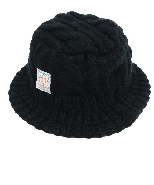 チチカカ（チチカカ）の「裏ボアニットバケットハット（ハット・レディース・ブラック/アイボリー/グレー・FREE）」の8枚目の写真