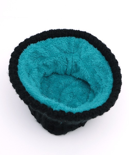 チチカカ（チチカカ）の「裏ボアニットバケットハット（ハット・レディース・ブラック/アイボリー/グレー・FREE）」の12枚目の写真