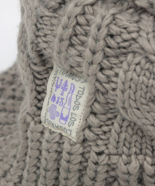 チチカカ（チチカカ）の「裏ボアニットバケットハット（ハット・レディース・ブラック/アイボリー/グレー・FREE）」の14枚目の写真