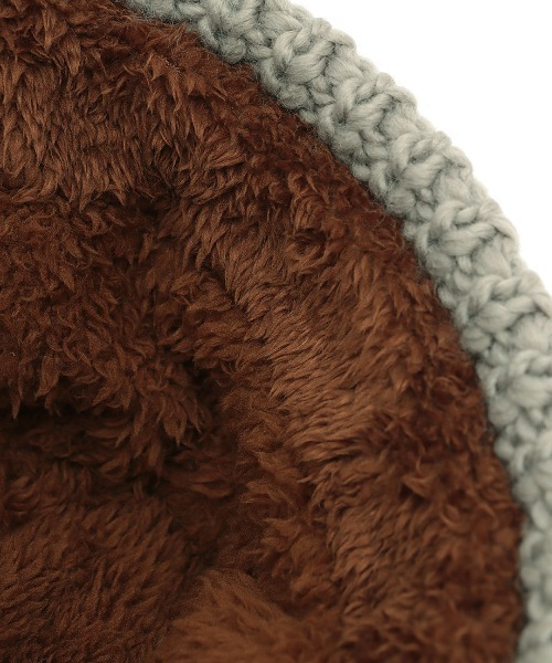 チチカカ（チチカカ）の「裏ボアニットバケットハット（ハット・レディース・ブラック/アイボリー/グレー・FREE）」の15枚目の写真