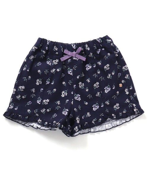 apres les cours（アプレレクール）の「裾フリルショートパンツ（その他パンツ・キッズ・その他3/エンジ/チェック/ブラウン・100/110/130/140/120/80/90）」の18枚目の写真