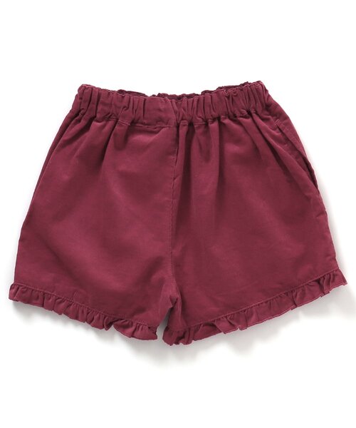 apres les cours（アプレレクール）の「裾フリルショートパンツ（その他パンツ・キッズ・その他3/エンジ/チェック/ブラウン・100/110/130/140/120/80/90）」の11枚目の写真
