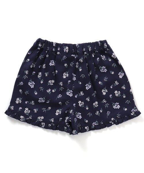 apres les cours（アプレレクール）の「裾フリルショートパンツ（その他パンツ・キッズ・その他3/エンジ/チェック/ブラウン・100/110/130/140/120/80/90）」の10枚目の写真