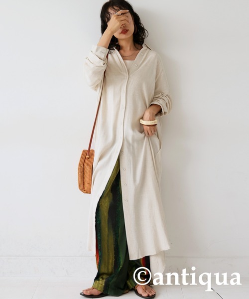 antiqua(アンティカ)の「レトロ柄テーパードパンツ(その他パンツ・レディース・ブルー/イエロー・FREE)」の18枚目の写真