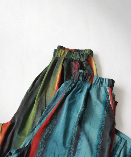 antiqua(アンティカ)の「レトロ柄テーパードパンツ(その他パンツ・レディース・ブルー/イエロー・FREE)」の19枚目の写真