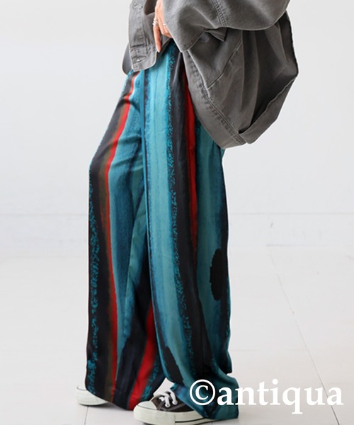 antiqua(アンティカ)の「レトロ柄テーパードパンツ(その他パンツ・レディース・ブルー/イエロー・FREE)」の16枚目の写真