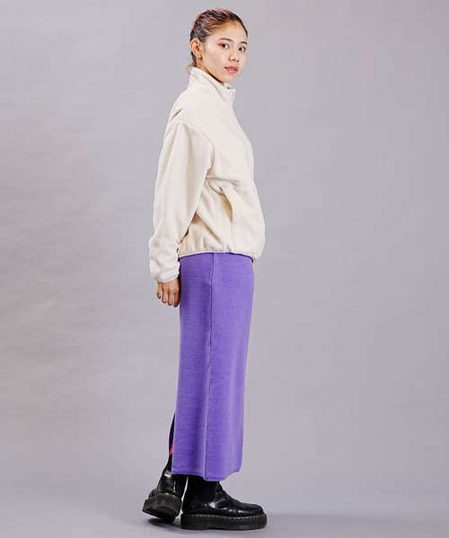 DISCUS ATHLETIC（ディスカス　アスレチック）の「DISCUS ATHLETIC/ディスカスアスレチック フリースジャケット フルジップ ハイネックジャケット 3487-8970（その他アウター・レディース・アイボリー/ブラック/グレー・M/L）」の10枚目の写真