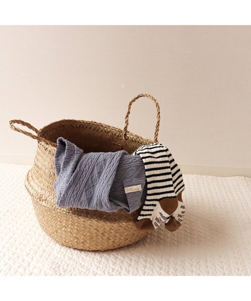 apres les cours（アプレレクール）の「バイカラーワッフルタイツ（その他ベビーウェア・キッズ・カーキ/ラベンダー/アイボリー/その他2/マスタード・80）」の7枚目の写真