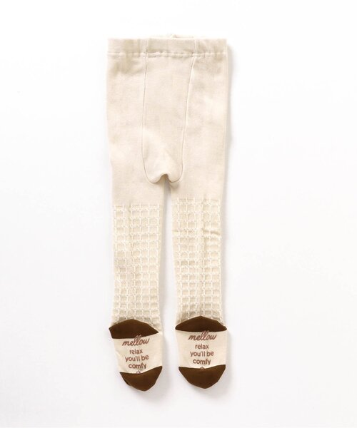 apres les cours（アプレレクール）の「バイカラーワッフルタイツ（その他ベビーウェア・キッズ・カーキ/ラベンダー/アイボリー/その他2/マスタード・80）」の11枚目の写真