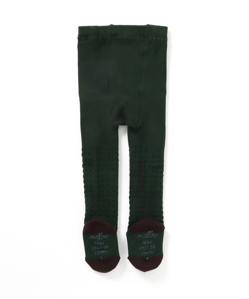 apres les cours（アプレレクール）の「バイカラーワッフルタイツ（その他ベビーウェア・キッズ・カーキ/ラベンダー/アイボリー/その他2/マスタード・80）」の12枚目の写真