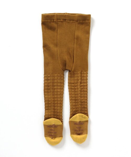 apres les cours（アプレレクール）の「バイカラーワッフルタイツ（その他ベビーウェア・キッズ・カーキ/ラベンダー/アイボリー/その他2/マスタード・80）」の14枚目の写真