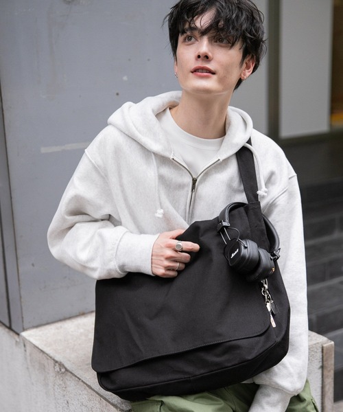 RAGEBLUE（レイジブルー）の「フラップビッグキャンバスショルダー