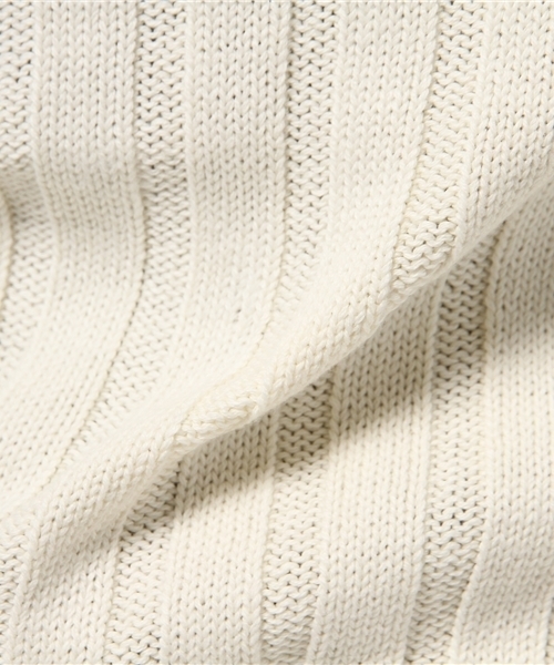 Chico（チコ）の「ハイネックRIBノースリニット（ニット/セーター・レディース・クリーム/モスグリーン/ホワイト・FREE）」の11枚目の写真