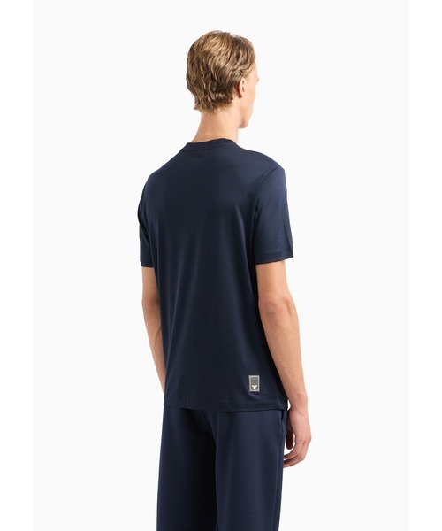 EMPORIO ARMANI(エンポリオアルマーニ)の「【エンポリオ アルマーニ】トラベルエッセンシャル Tシャツ リヨセル混紡ジャージー製(Tシャツ/カットソー・メンズ・ダークカーキ/ネイビー/ホワイト系その他・MEDIUM/X-LARGE/LARGE/SMALL/X-SMALL)」の17枚目の写真