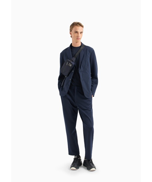 EMPORIO ARMANI(エンポリオアルマーニ)の「【エンポリオ アルマーニ】トラベルエッセンシャル Tシャツ リヨセル混紡ジャージー製(Tシャツ/カットソー・メンズ・ダークカーキ/ネイビー/ホワイト系その他・MEDIUM/X-LARGE/LARGE/SMALL/X-SMALL)」の18枚目の写真