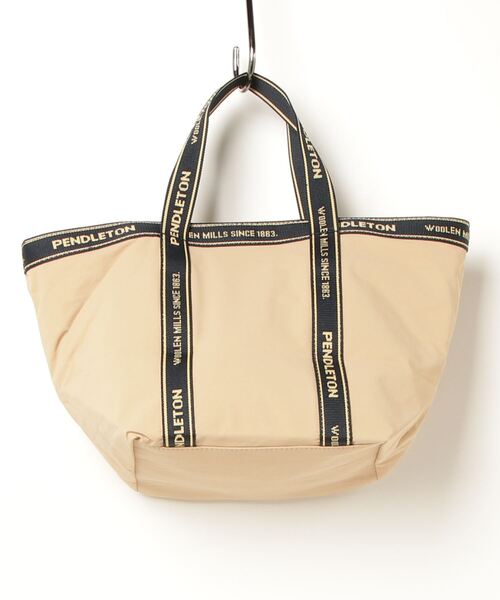 PENDLETON(ペンドルトン)の「【PENDLETON】LOGOTAPE MINITOTE(トートバッグ・レディース・カーキ/ブラック/ベージュ・FREE)」の4枚目の写真