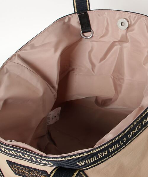 PENDLETON(ペンドルトン)の「【PENDLETON】LOGOTAPE MINITOTE(トートバッグ・レディース・カーキ/ブラック/ベージュ・FREE)」の6枚目の写真