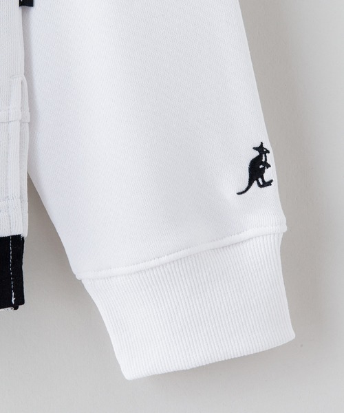 KANGOL(カンゴール)の「【KANGOL/カンゴール】フェイクレイヤード バックプリント ワンポイント刺繍 ビッグシルエット 裏起毛 クルースウェット トレーナー(スウェット・メンズ・ホワイト/ブルー/ブラック・X-LARGE/LARGE/MEDIUM)」の12枚目の写真