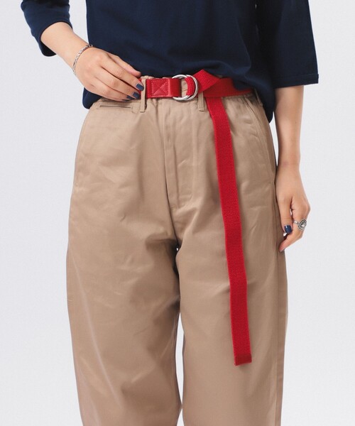 BEAMS BOY（ビームスボーイ）の「GEVAERT BANDWEVERIJ / 30mm ソリッド ベルト 23FW（ベルト・レディース・ブラック/ブラウン/グリーン/オレンジ/オリーブ/レッド/ミント/ブラック系その他4/ピンク/サックスブルー・ONE SIZE）」の9枚目の写真