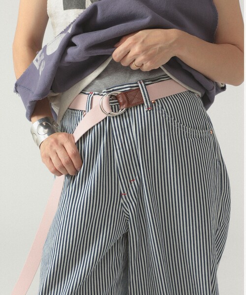 BEAMS BOY（ビームスボーイ）の「GEVAERT BANDWEVERIJ / 30mm ソリッド ベルト 23FW（ベルト・レディース・ブラック/ブラウン/グリーン/オレンジ/オリーブ/レッド/ミント/ブラック系その他4/ピンク/サックスブルー・ONE SIZE）」の8枚目の写真