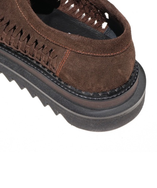 くるみ　elephant TRIBAL SUEDE ダブルソールSHOES elephant TRIBAL fabrics（エレファントトライバルファブリック