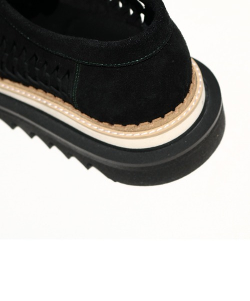 くるみ　elephant TRIBAL SUEDE ダブルソールSHOES elephant TRIBAL fabrics 
