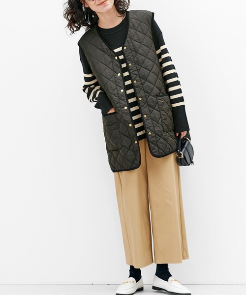 Live in comfort（リブインコンフォート）の「リブ　イン　コンフォート　トレーナー感覚で毎日活躍！コットン素材のミラノリブニットトップス（ニット/セーター・レディース・ブラック系その他/ネイビー/レッド・MEDIUM/LARGE/SMALL/XX-LARGE/X-LARGE/XXX-LARGE）」の15枚目の写真